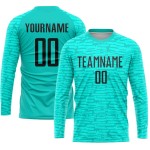 Long-sleeve sublimation-printed shirts – buy new-design premium football jerseys for teams and clubs
