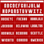 Jersey Fashion Uniform Soccer White-Black Red Custom Sublimation Fade