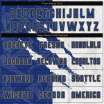 White-Old Scratch Jersey Royal Gold Soccer Graffiti Pattern Custom Uniform Sublimation